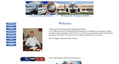 Desktop Screenshot of hammondpolice.com